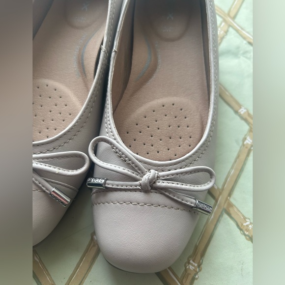 Geox Light Pink Leather Ballet Flats - Picture 3 of 8